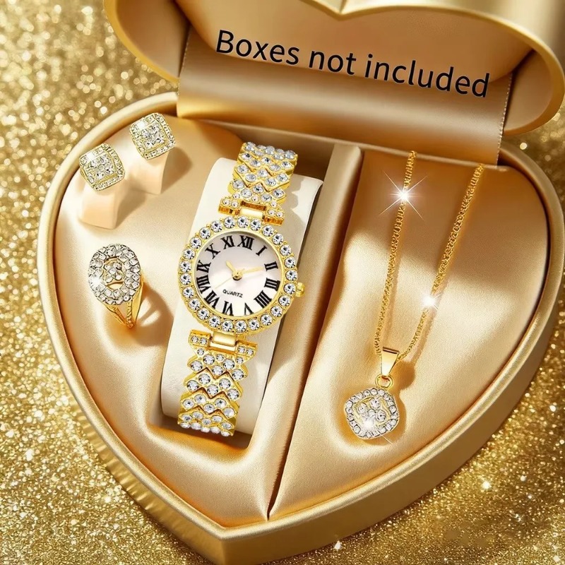 Luxury Watch Storage - 5 adet lüks taklidi kadın saati