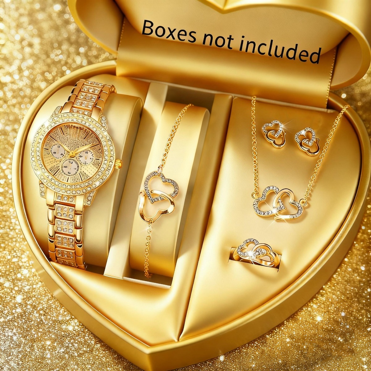 Luxury Watch Packaging Box - 6 adet lüks taklidi kadın izle