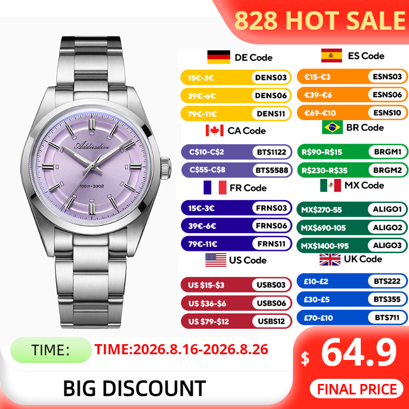 Luxury Watch All Brands - ADDIESDIVE kadın saati üst marka 100m