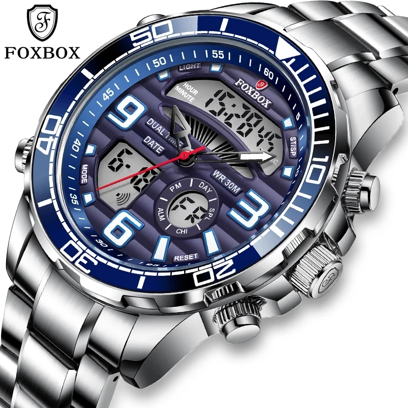 Luxury Watch All Brands - FOXBOX üst marka lüks dijital erkek