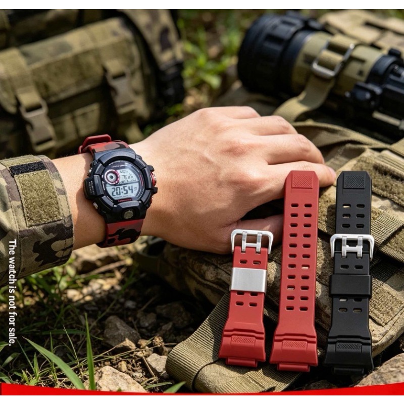 Luxury Watch G Shock - Silikon kauçuk saat kayışı Casio G