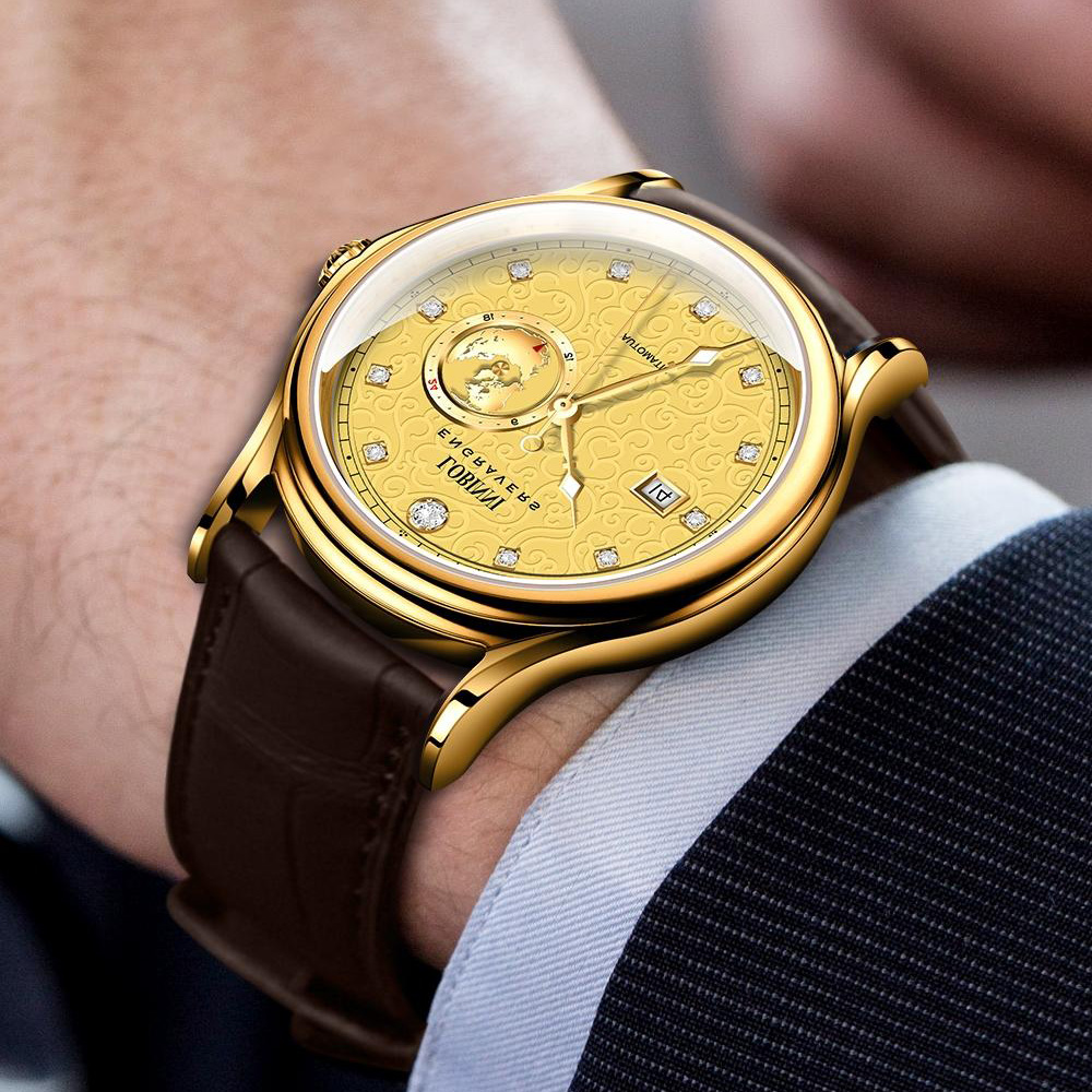 Luxury Watch G Shock - LOBINNI MIYOTA Otomatik Erkek Saati -