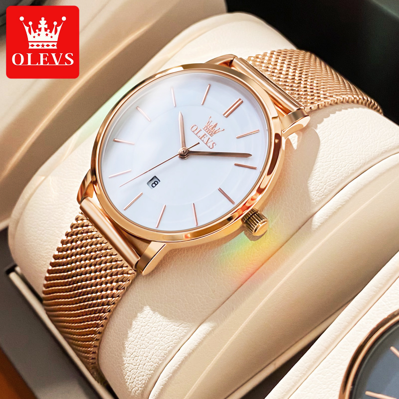 Luxury Watch Packaging Box - OLEVS kadınlar için saatler kuvars su