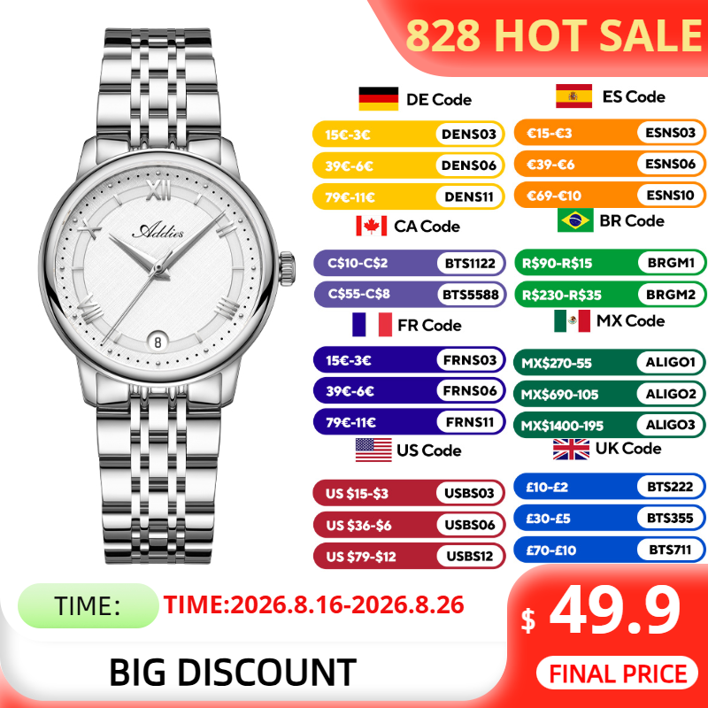 Luxury Watch All Brands - ADDIES Lüks Kadın Kuvars Kol Saati