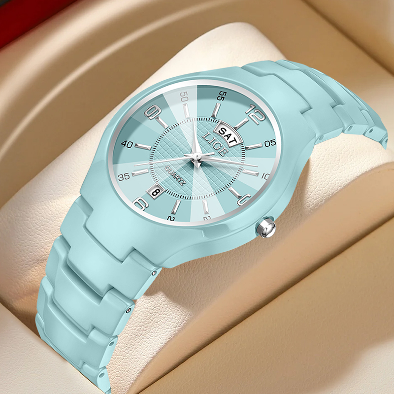 Luxury Watch Dial - LIGE Lüks Zarif Kuvars Kadın Saatler