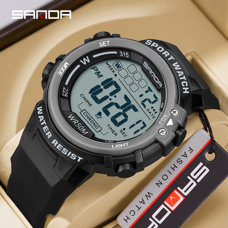 Luxury Watch G Shock - SANDA Lüks Moda G Tarzı erkek