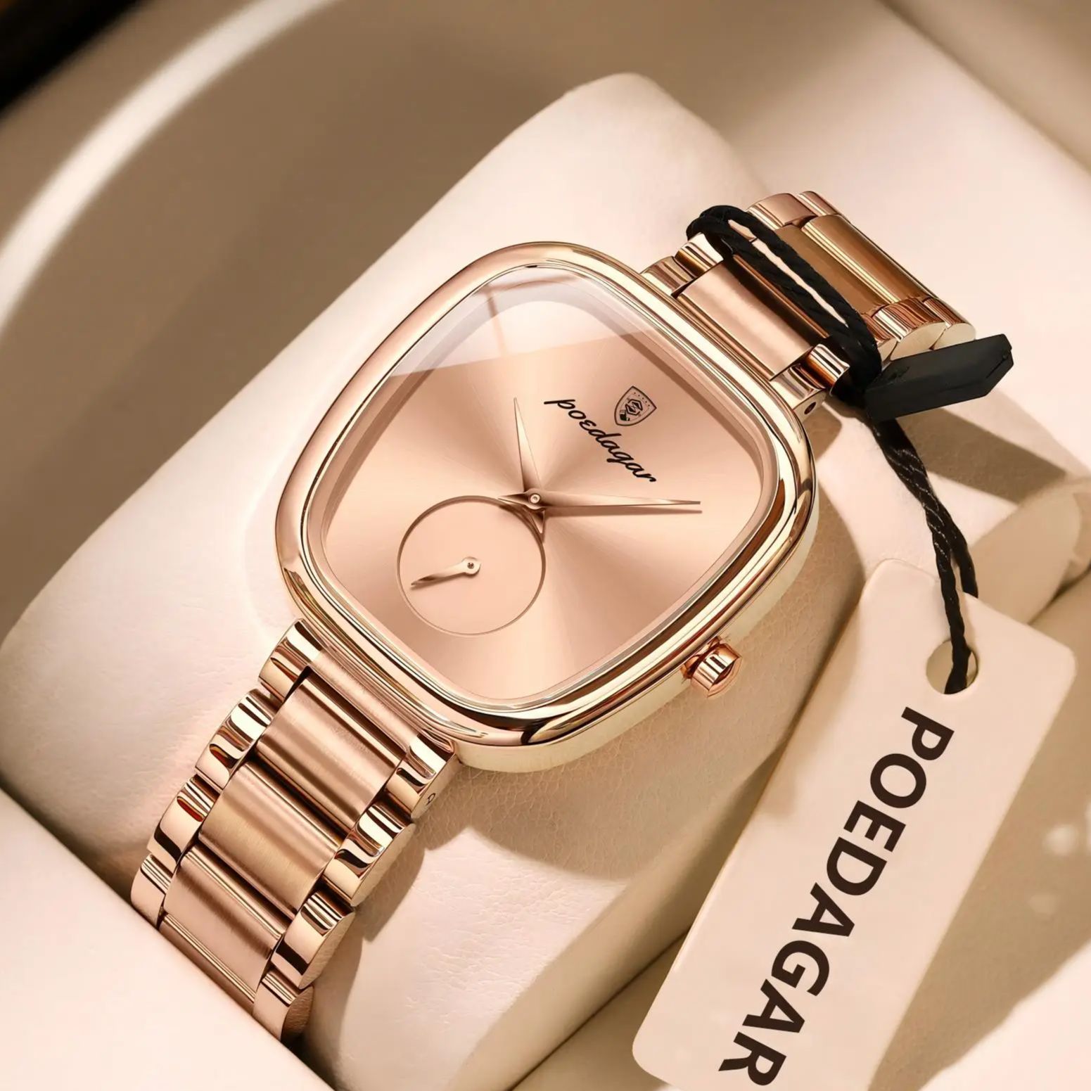 Luxury Watch Female - POEDAGAR Üst Düzey Moda Kadın Kol