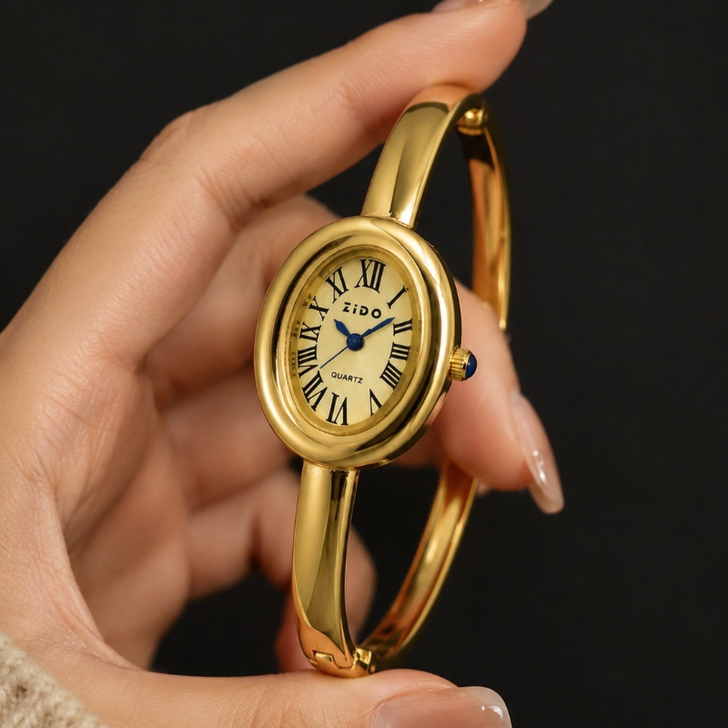 Luxury Watch And Jewelry Brand - Zarif kadın saati Vintage Oval Kadran