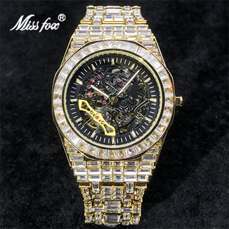 Luxury Watch And Jewelry Brand - Mekanik Mens saatler MISSFOX marka lüks