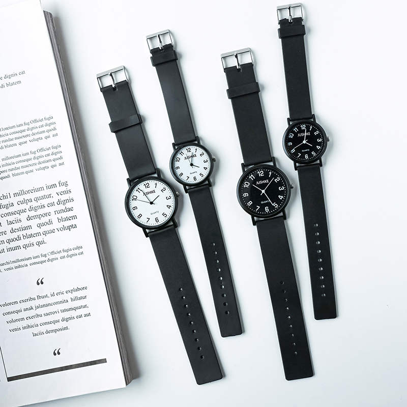 Luxury Watch Female - Basit Siyah İzle Kuvars Saatler Kadınlar