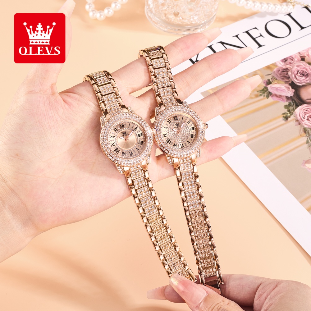 OLEVS Lüks Moda bayan saatleri - Luxury Watch Dial incelemesi ve fiyatı
