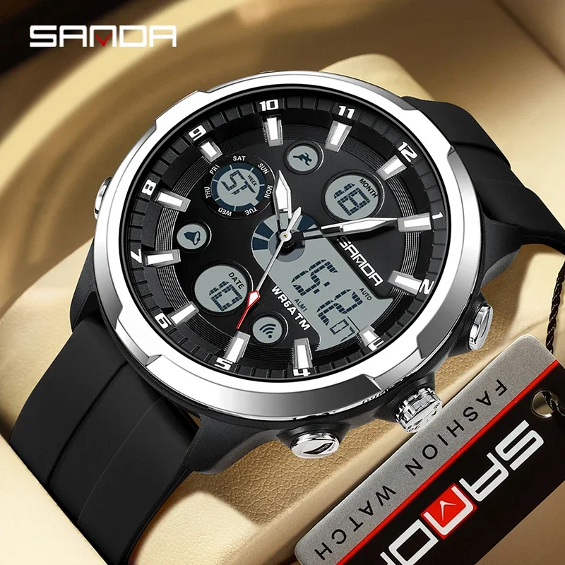 SANDA 9053 50 M Su Geçirmez Ku - Luxury Watch G Shock incelemesi ve fiyatı