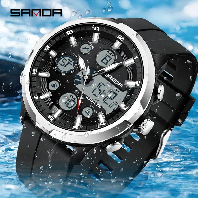 SANDA 9053 50 M Su Geçirmez Ku - Luxury Watch G Shock incelemesi ve fiyatı