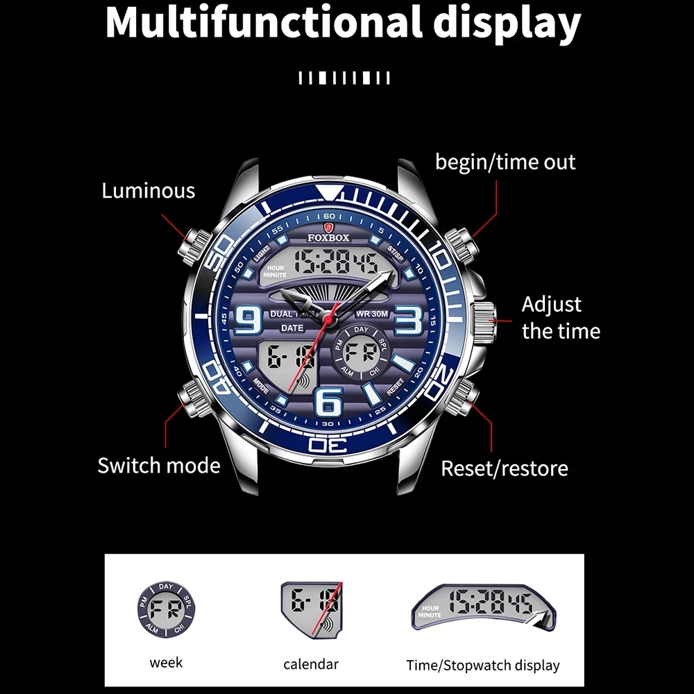 FOXBOX üst marka lüks dijital  - Luxury Watch All Brands incelemesi ve fiyatı