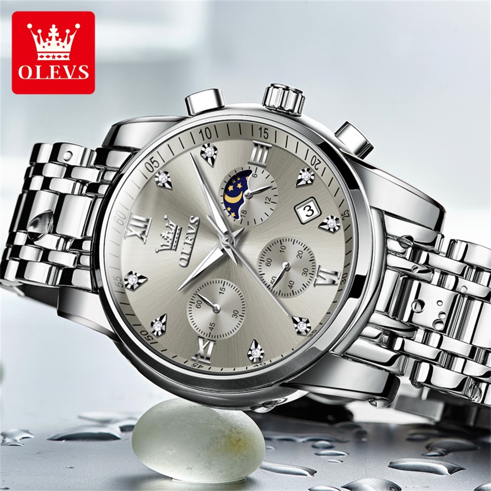 OLEVS 2858 Erkekler İçin Kuvar - Luxury Watch Dial incelemesi ve fiyatı