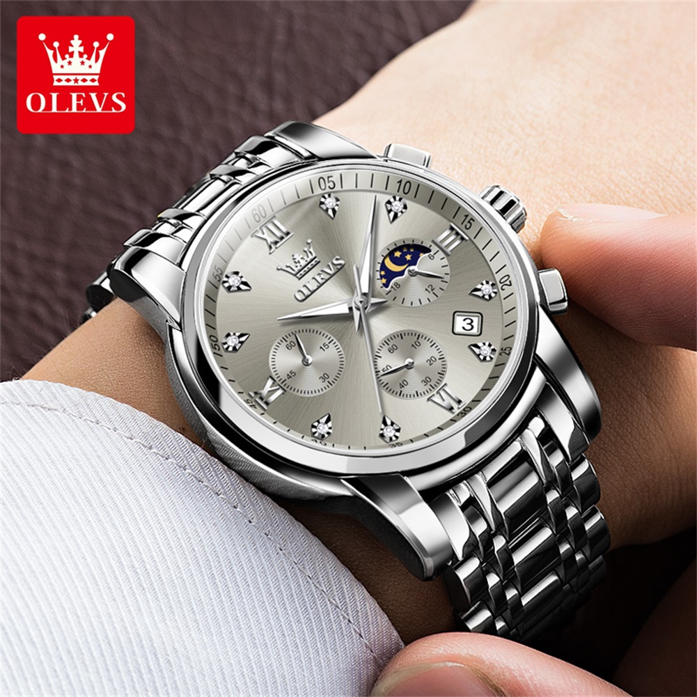 OLEVS 2858 Erkekler İçin Kuvar - Luxury Watch Dial incelemesi ve fiyatı