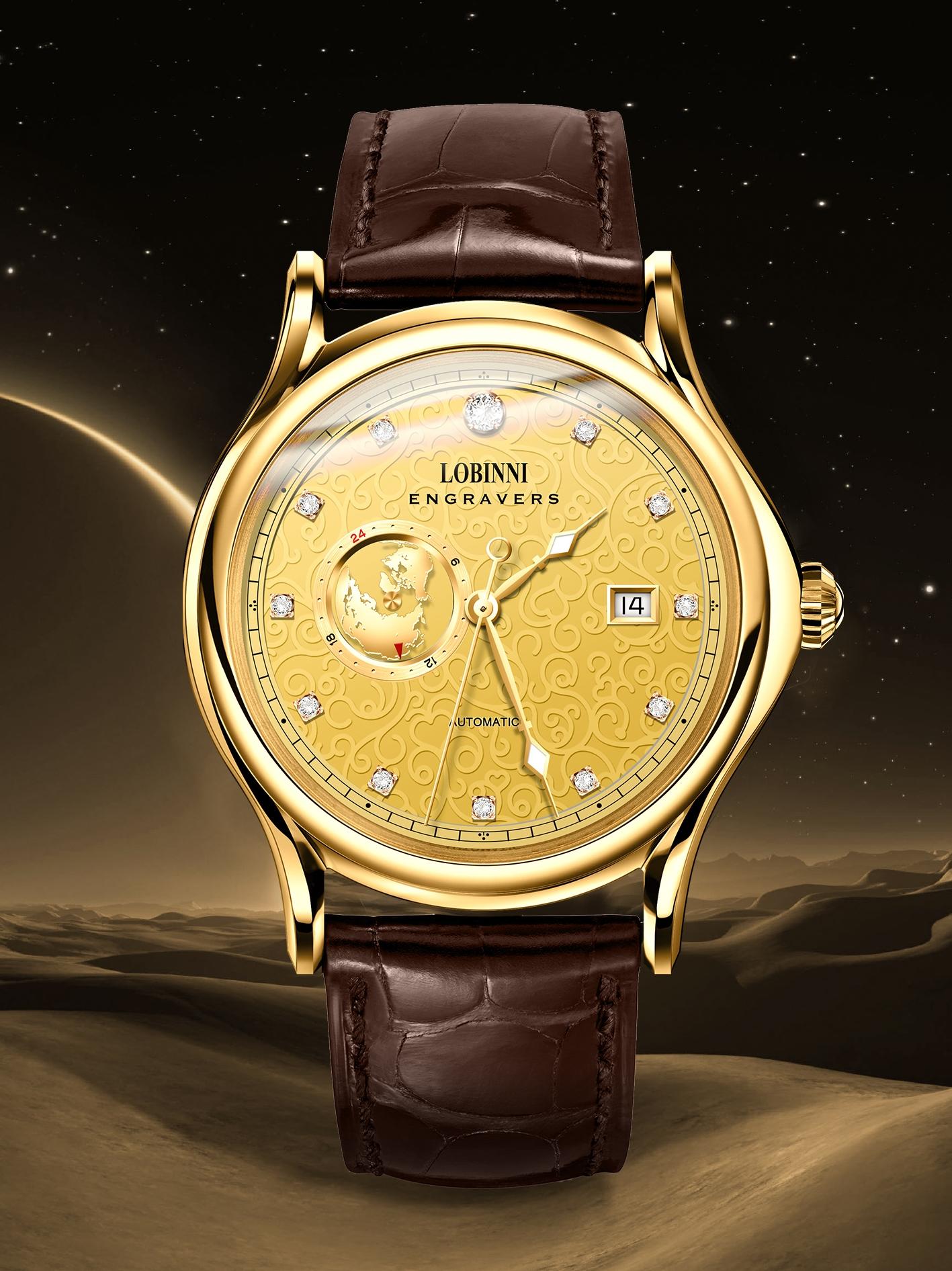 LOBINNI MIYOTA Otomatik Erkek  - Luxury Watch G Shock incelemesi ve fiyatı