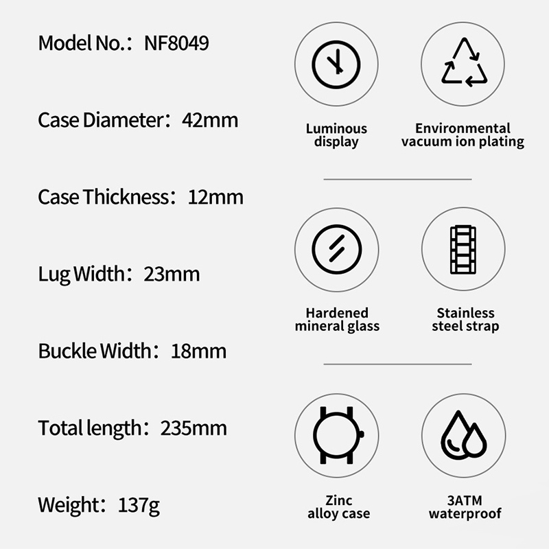 NAVIFORCE Moda Izle Erkekler I - Field Watch Military incelemesi ve fiyatı