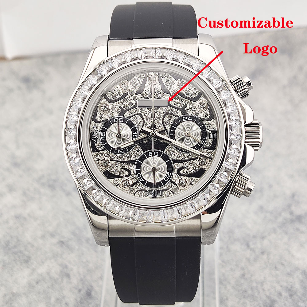 39mm erkek saati VK63 hareketi - Luxury Watch Dial incelemesi ve fiyatı