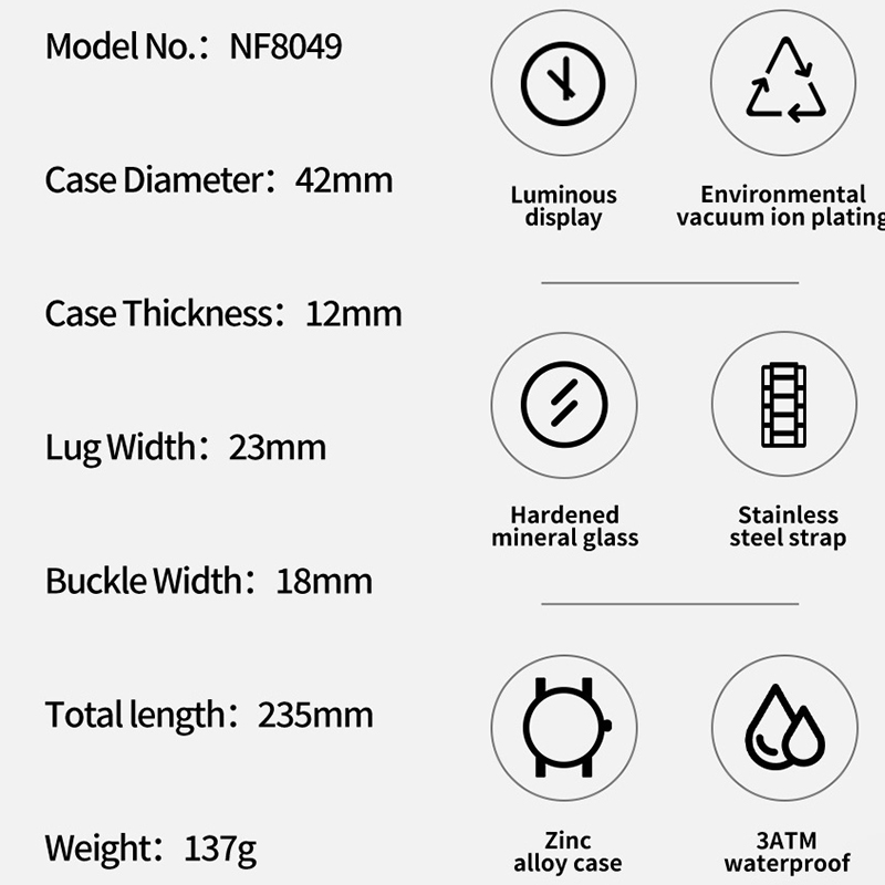 NAVIFORCE Saatler Erkekler Içi - Field Watch Military incelemesi ve fiyatı