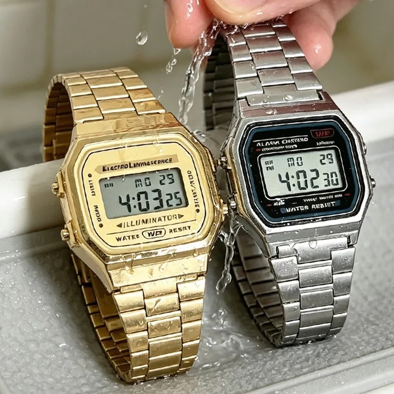 Lüks F91W Çelik Bantlı Saatler - Luxury Watch Life incelemesi ve fiyatı