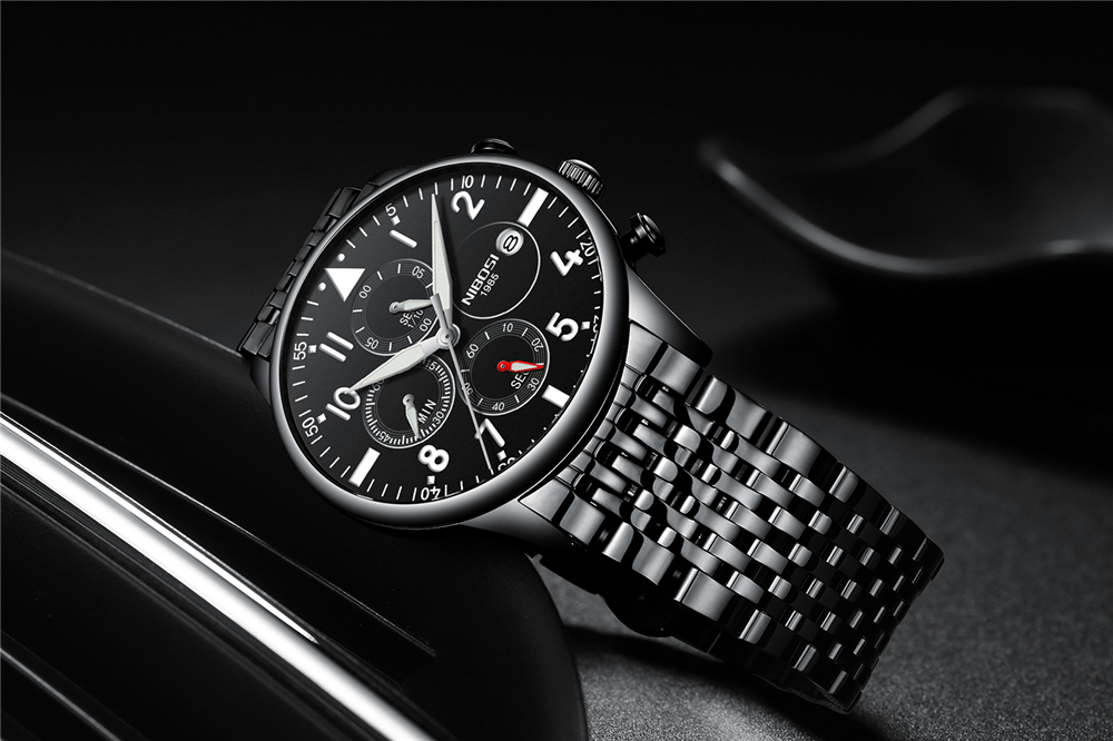 NIBOSI Moda Erkek Saatleri Üst - Luxury Watch Life incelemesi ve fiyatı