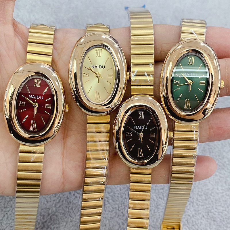 Lüks Marka Altın Oval Kadın Ku - Luxury Watch Female incelemesi ve fiyatı