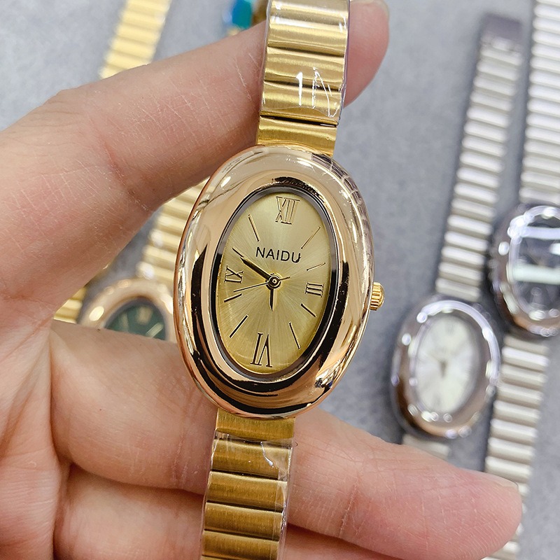 Lüks Marka Altın Oval Kadın Ku - Luxury Watch Female incelemesi ve fiyatı