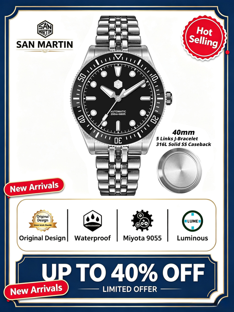 San Martin 2026 Yeni SN0148 40 - Luxury Watch G Shock incelemesi ve fiyatı