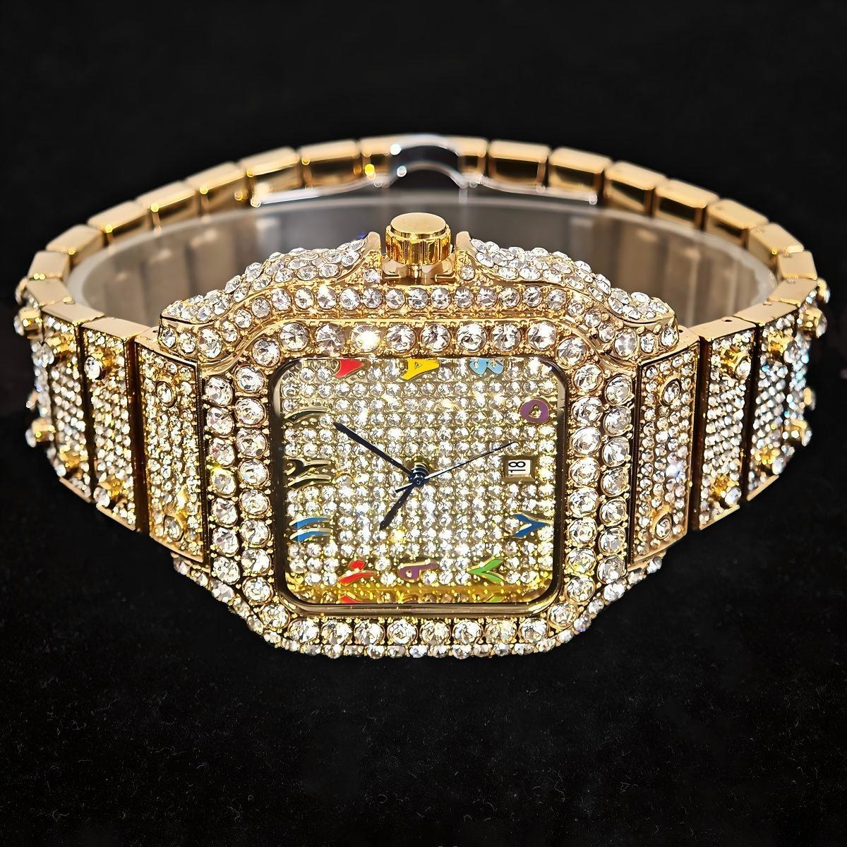 Sıcak Moda UNIGUET Tam Elmas K - Luxury Watch And Jewelry Brand incelemesi ve fiyatı