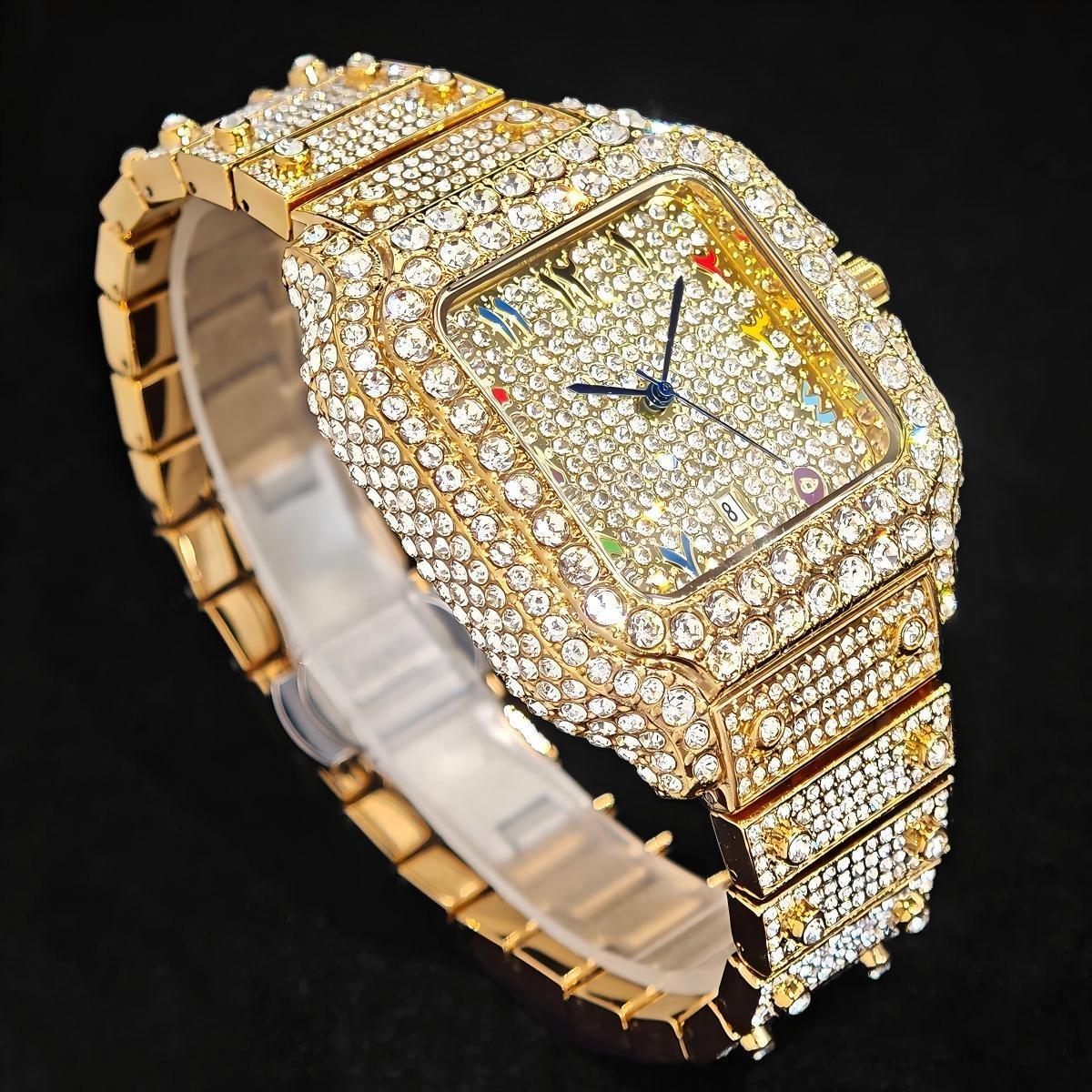 Sıcak Moda UNIGUET Tam Elmas K - Luxury Watch And Jewelry Brand incelemesi ve fiyatı