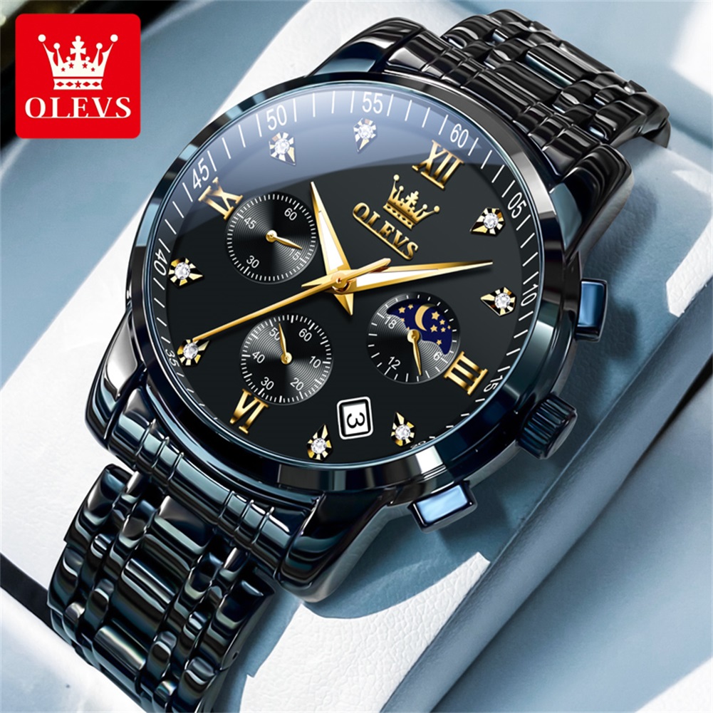 OLEVS Popüler erkek saatleri p - Luxury Watch Life incelemesi ve fiyatı