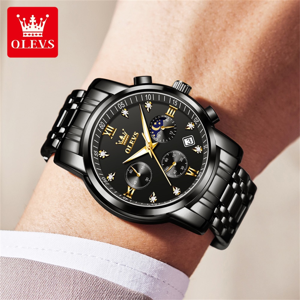 OLEVS Popüler erkek saatleri p - Luxury Watch Life incelemesi ve fiyatı