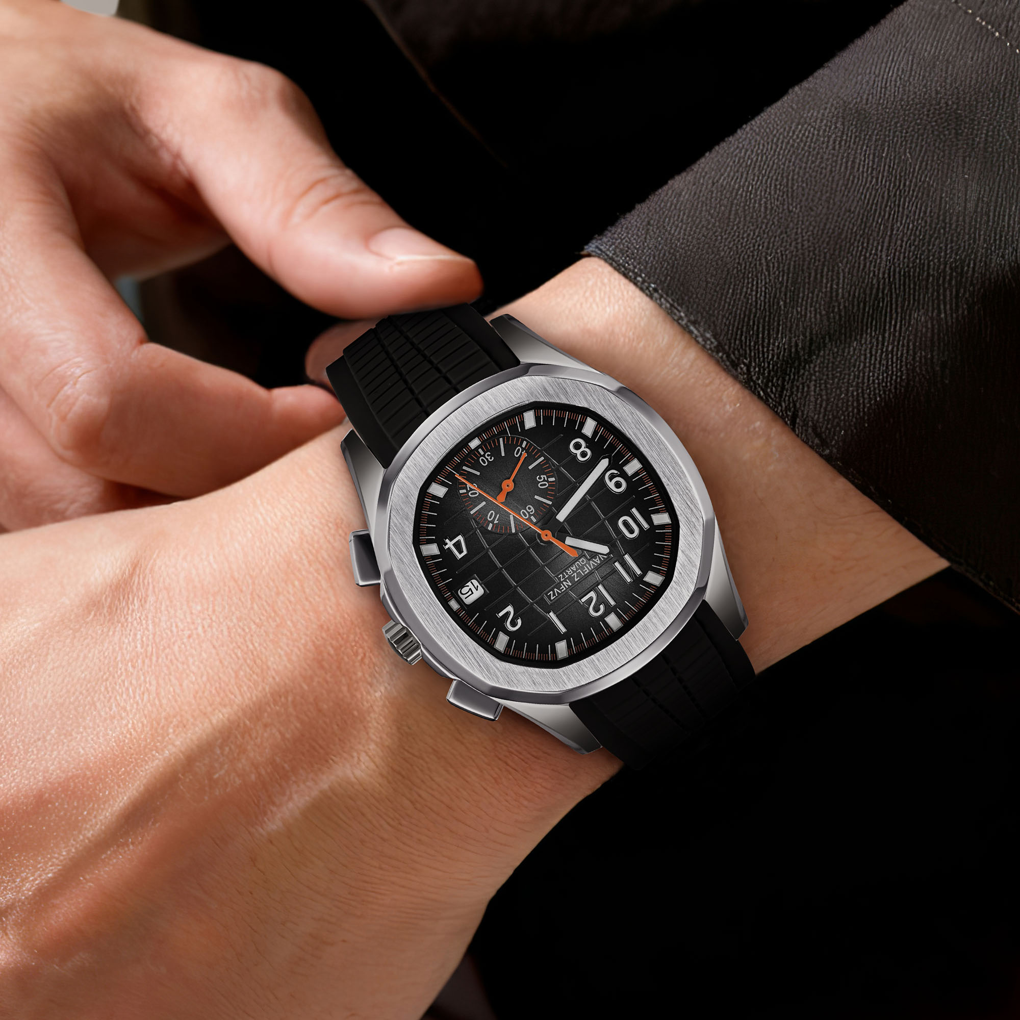 40MM erkek lüks saat NAVIFLZ N - Luxury Watch Packaging Box incelemesi ve fiyatı