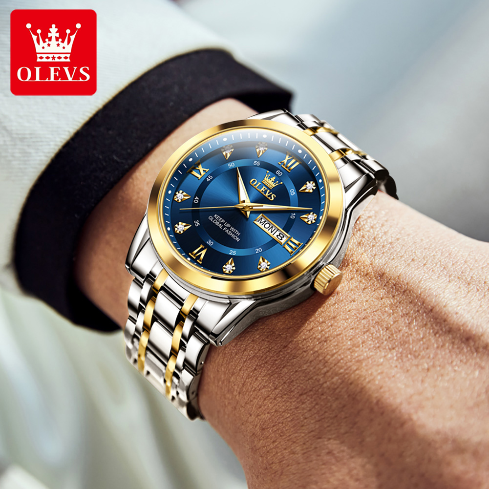 OLEVS Marka Moda erkek saatler - Luxury Watch Life incelemesi ve fiyatı