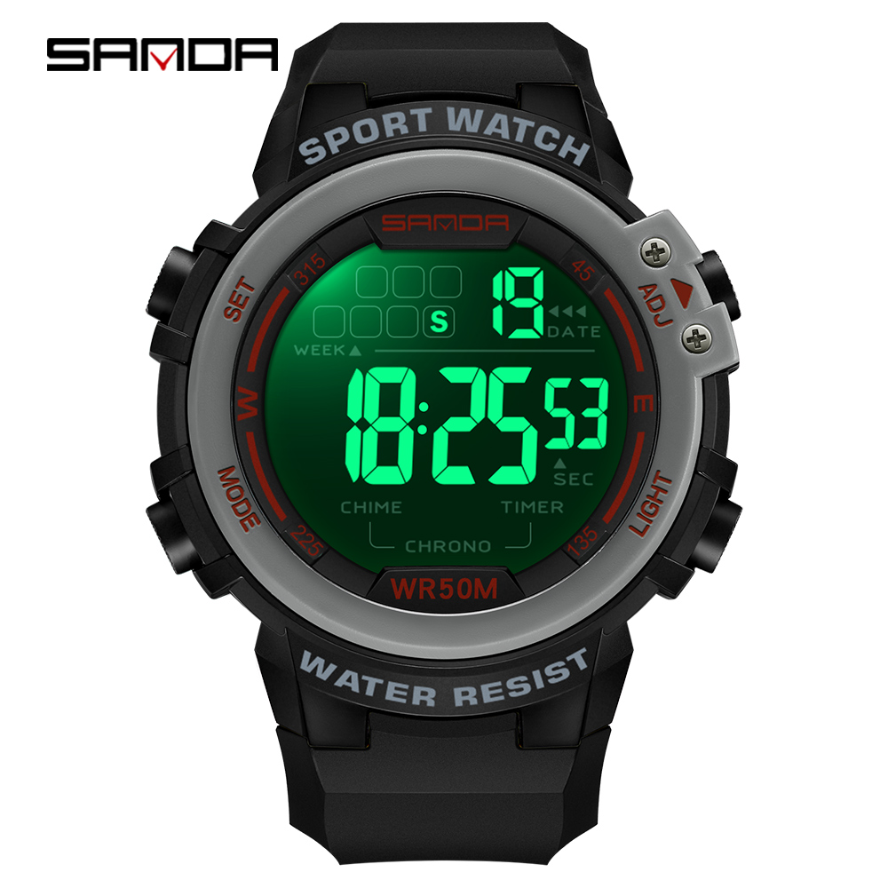 SANDA Lüks Moda G Tarzı erkek  - Luxury Watch G Shock incelemesi ve fiyatı