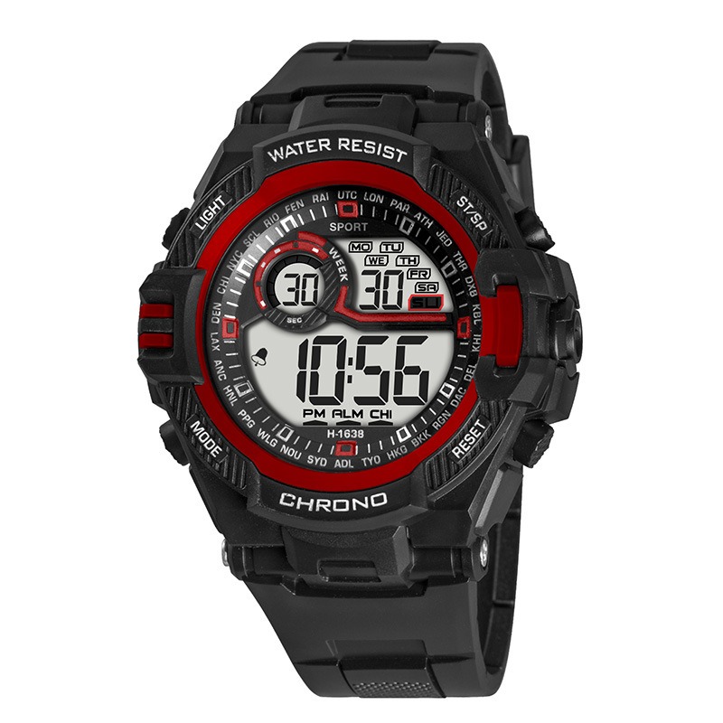 Su geçirmez spor saat, erkekle - Luxury Watch Life incelemesi ve fiyatı