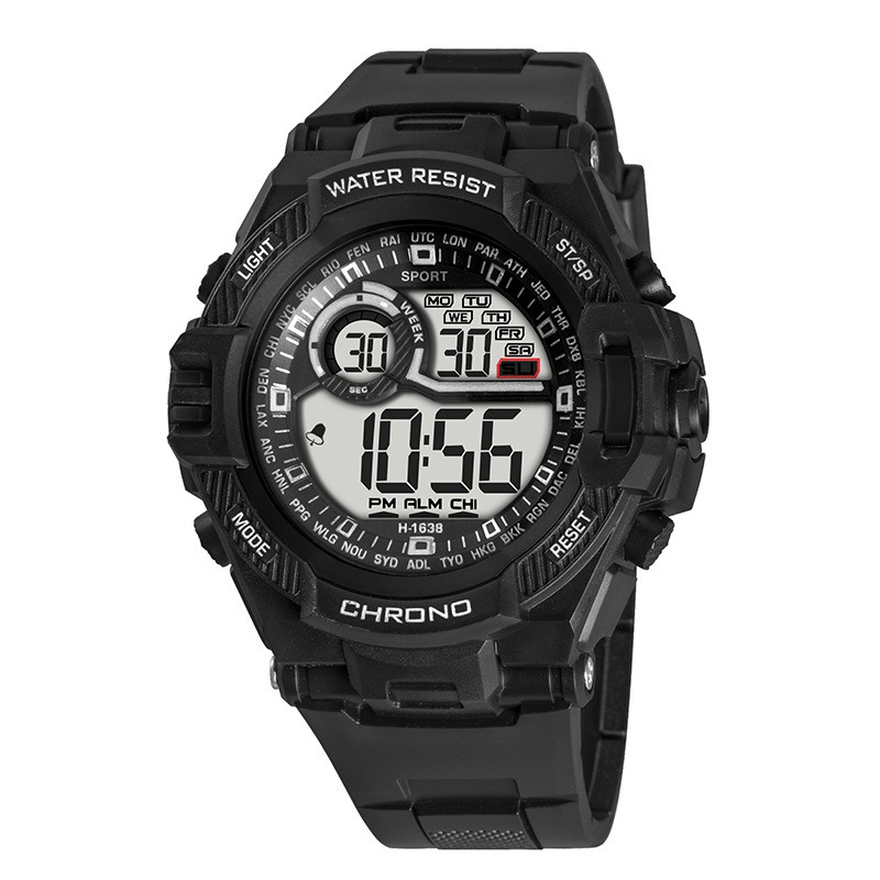 Su geçirmez spor saat, erkekle - Luxury Watch Life incelemesi ve fiyatı
