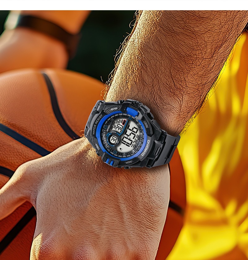 Su geçirmez spor saat, erkekle - Luxury Watch Life incelemesi ve fiyatı