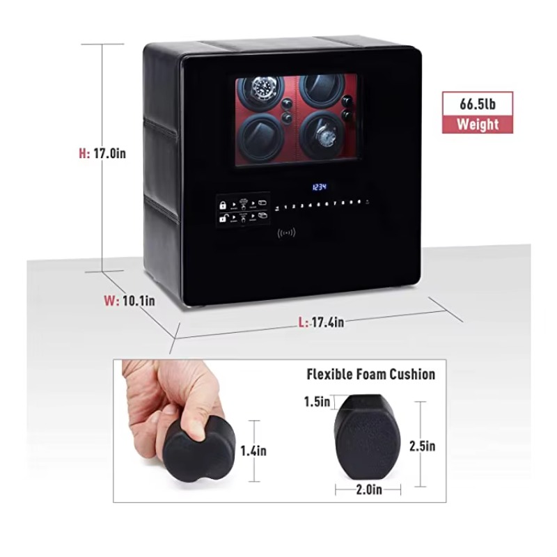 Lüks 12 Otomatik Rotorlu ve Mü - Luxury Watch Storage incelemesi ve fiyatı