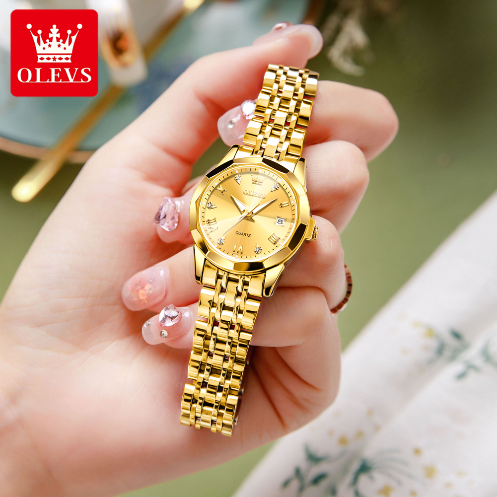 OLEVS Moda Altın İzle Kadınlar - Luxury Watch Female incelemesi ve fiyatı