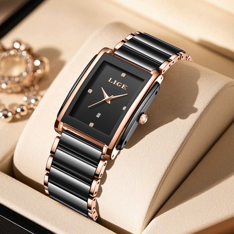 LIGE Moda Zarif kadın Saatleri - Luxury Watch Storage incelemesi ve fiyatı