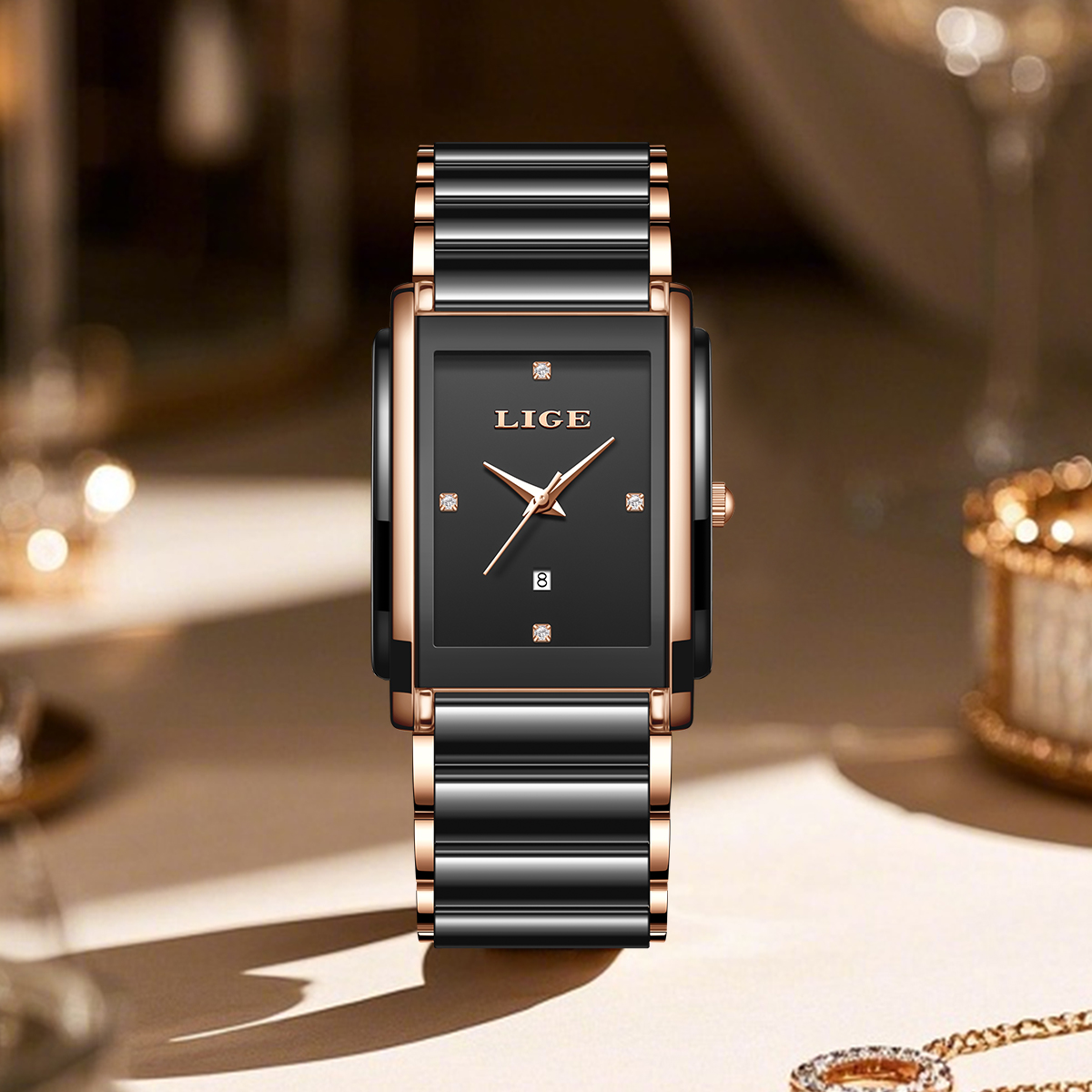 LIGE Moda Zarif kadın Saatleri - Luxury Watch Storage incelemesi ve fiyatı