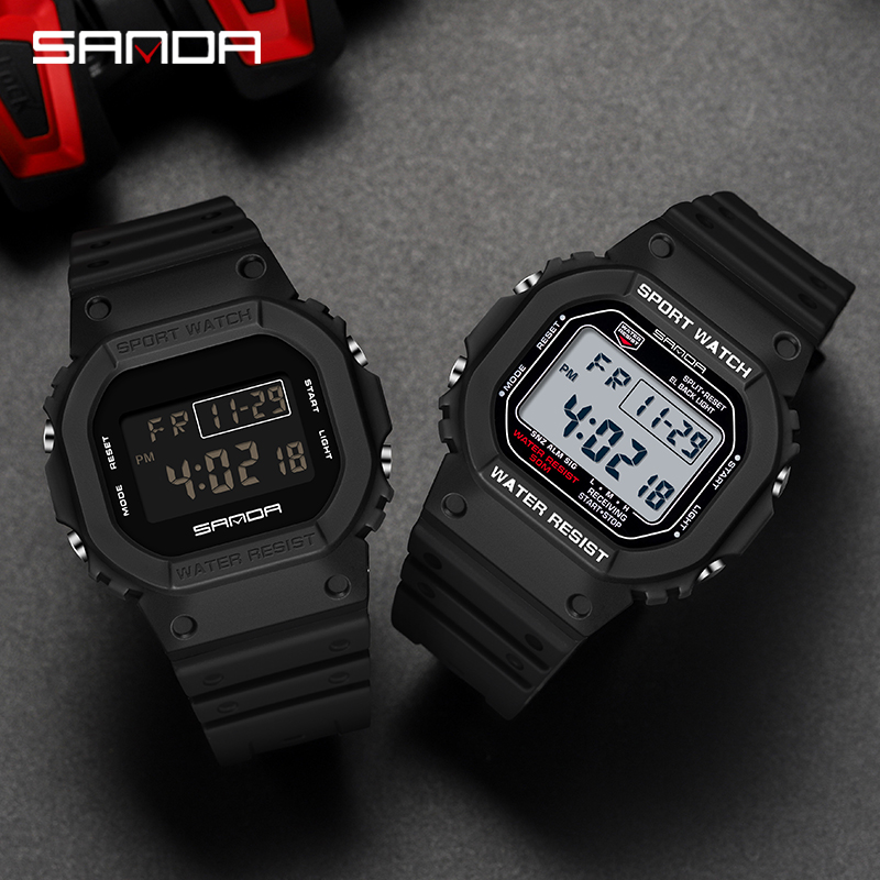 SANDA G Tarzı dijital saat Erk - Luxury Watch G Shock incelemesi ve fiyatı