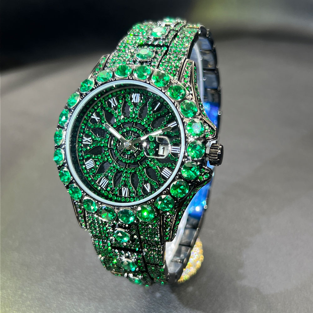 Yeşil Elmas Erkek Saati MISSFO - Luxury Watch And Jewelry Brand incelemesi ve fiyatı