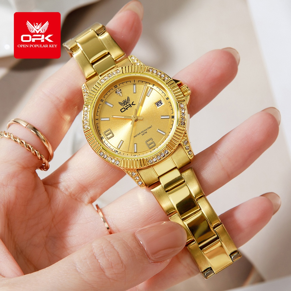 OPK 8184 Lüks Tüm Altın Kadın  - Luxury Watch All Brands incelemesi ve fiyatı